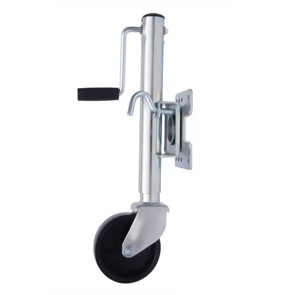 Rueda jockey automática para remolque 60 mm Plegable con rodamiento de llanta de acero Carga 1200 lb Rueda jockey Rueda jockey automática para remolque 60 mm Plegable con rodamiento de llanta de acero Carga 1200 lb Rueda jockey